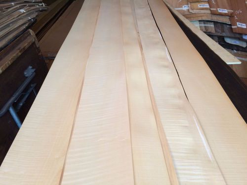 WOOD  SYCAMORE   Veneer 120X7 ,total  7  pcs RAW VENEER . N1318.