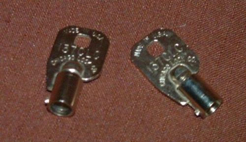 3 new chicago lock co. usa 137clc circular tubular steel key blanks for sale
