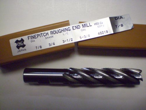 OSG 7/8 X 3/4   5 FLUTE FINEPITCH ROUGHING END MILL  EDP 45019
