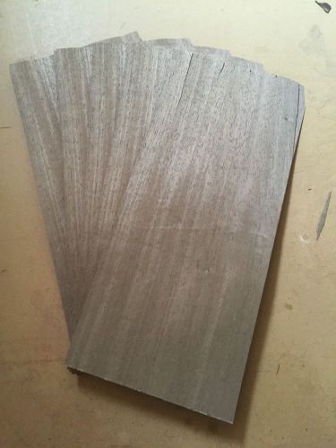 Wood Veneer Dyed Brown Koto 8x18 22Pcs Total Raw Veneer  &#034;EXOTIC&#034; KO1 9-13-16