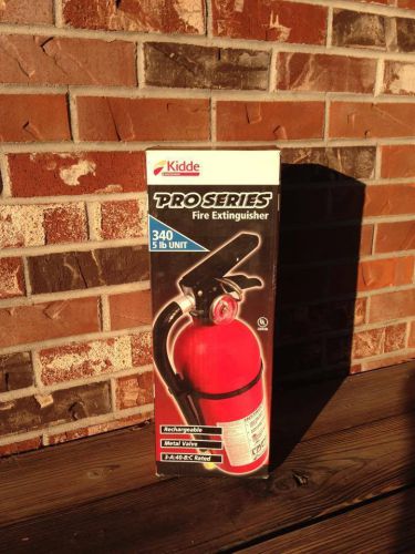 5lb fire extinguisher - rechargeable, kiddie, 340, abc rated pro series for sale
