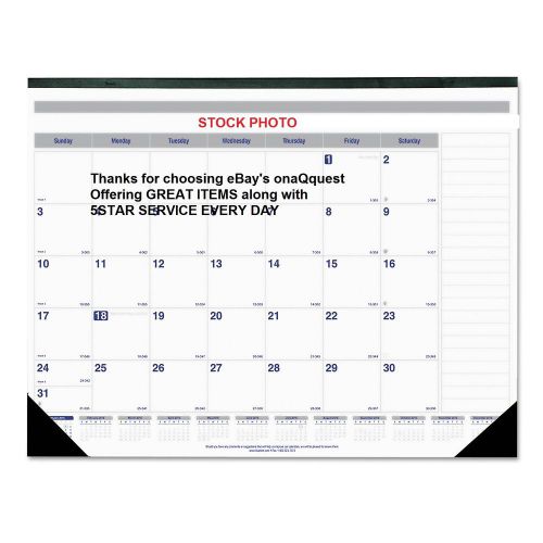 Blueline 2017 executive desk calendar 12 month appointment planner daily office for sale