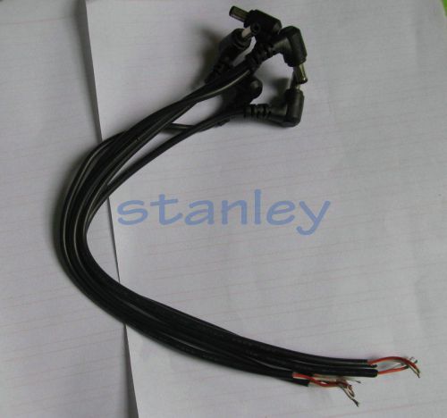 DC 5.5x2.1/2.5 3.5x1.35 right angle power male adapter cable connector cord 28cm