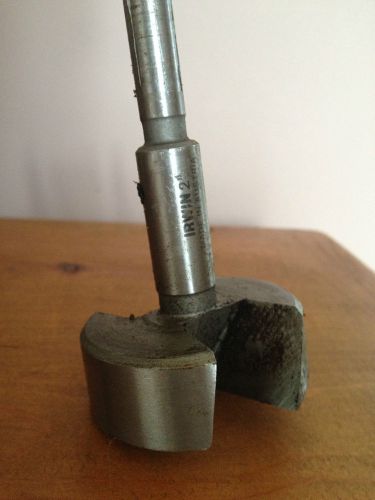 IRWIN INDUSTRIAL DRILL BIT 2&#034; PRECISION HOLES FOR 3/8&#034; DRILLS  MADE IN AUSTRIA