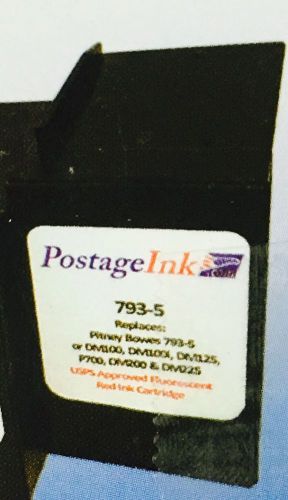 #52 Pitney Bowes 793-5 Red Ink Cartridge for P700, DM100, DM100i, DM200L Postage