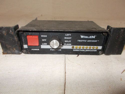 USED WHELEN TACTL1A POLICE TRAFFIC ADVISOR CONTROLLER 01-0285854-01B SWITCH BOX