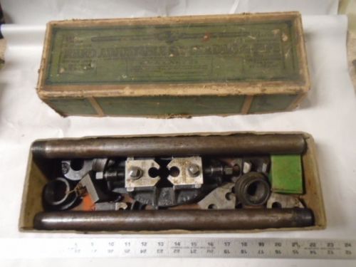 MACHINIST TOOLS LATHE MILL Machinist Vintage Reed Pipe Die Set in Original Box