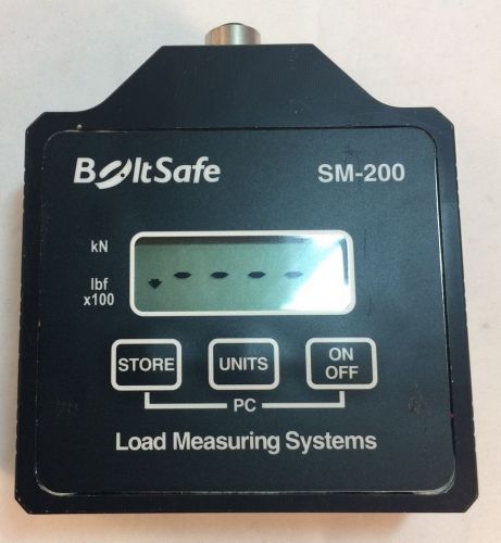 Bolt Safe Load Measurement System SM-200 2012234 boltsafe.com Used
