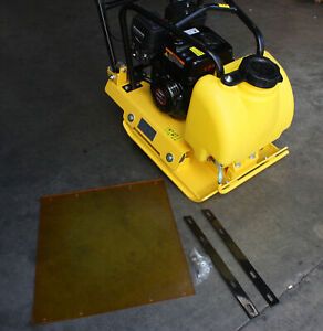 Walk Behind Vibratory Plate Compactor Rammer Water Tank Heavy Duty Compact Plate