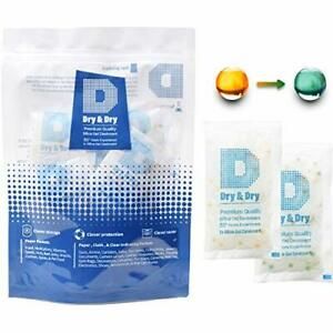 Dry &amp; Dry 20 Gram [15 Packets] Silica Gel Food Safe Orange (15 Packets)