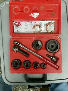GB Gardner Bender KOW-520 1-1/2&#034; - 2&#034; Conduit Knockout Punch Driver Set w/KW-52