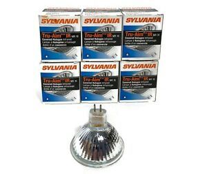 Sylvania CASE/6 Tru-Aim IR MR16 Covered Halogen Flood Lamp 37 Watt Bulb 58633