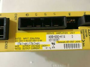 Fanuc A06B-6093-H114 /D Servo Amplifier Unit B series