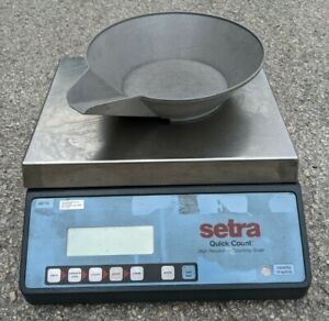 Setra Quick Count QC-5.5 High Accuracy 5.5 lb Ceramic Load Cell Counting Scale