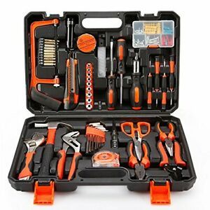 COLMAX 102PCS Home Improvement Tool Kit, Household repairing Mixed Tool (102)