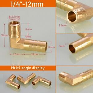 Hose Tails 5PCS Connectors Elbows 90 Degree 90° For Fuel Air Water Taper
