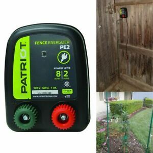 ELECTRIC FENCE ENERGIZER 110 Volt AC 0.10 Joule LED Outdoor Farm Animals Fencing
