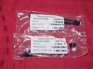 Lot of 2 New SMART Board Stylus Pens Set Red &amp; Black Free Shipping