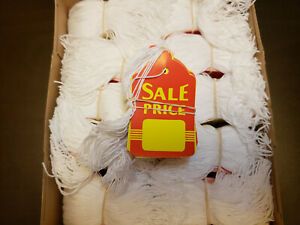 100 Sale Price Red Yellow Hang Tags With String Large Retail Merchandise Garment