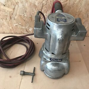 Vintage Clarke Sander FLOOR Edger SANDER C-5 Made USA Cast Aluminum Working