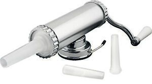 AVANTI HOMEMADE ALUMINIUM SAUSAGE MAKER 1KG WITH 3 FILLING NOZZLES - AU STOCK !