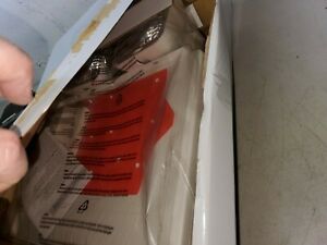 NEW LED EXIT SIGN EMERGENCY LIGHT COMBINATION Reaplaceable Back up Battery