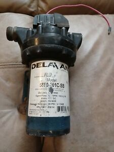 Delavan PowerFLO Series 5850-201E-SB Diaphragm Pump 12V 60 PSI 5 GPM On Demand