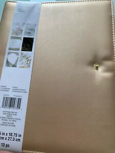 Recollections 13 Pieces Beige Binder Size8.5 Inc X 10.75 Inc 6 Ring 12 Dividers