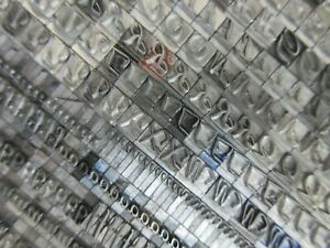 Letterpress Lead Type 18 Pt. Quaker City Park Avenue    D70