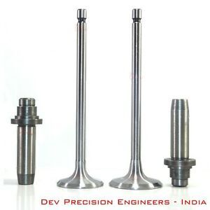 Inlet Exhaust Valve &amp; Guide For Ruston YDA MKII Engine Pt No DEV YDA 10310 10320