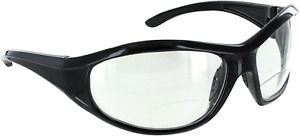 Safety Girl Bifocal Safety Glasses (1Pair - Black 2.0 Diopter)