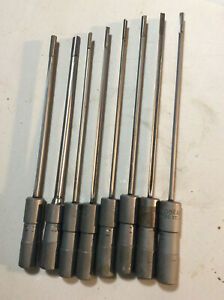Eldorado Carbide Tipped Gundrills Lot of 8