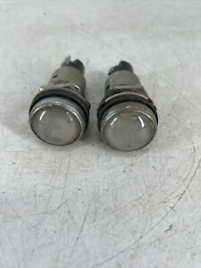 LOT OF 2 Dial Co NY 75 W 125 V Indicator Panel Light UNTESTED