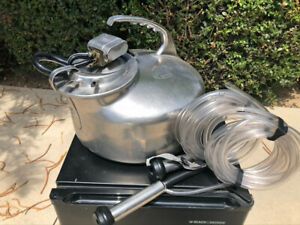 USA SURGE GOAT MILKER MILKING MACHINE W NEW DAIRY CERTIFIED TUBING