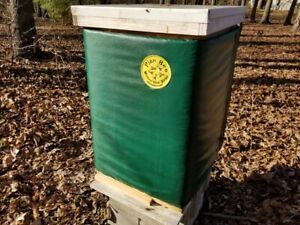 Plan Bee Winter Hive Wrap - 8 Frame, 2 Deep &amp; 1 Medium - Green