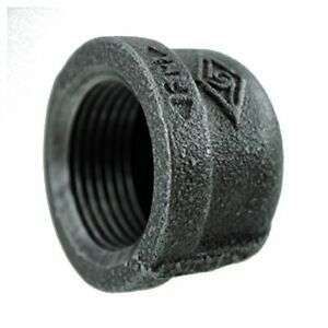 1/2&#034; Black Pipe Cap