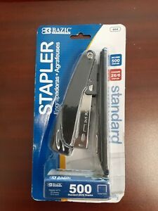 BAZIC 604 Stapler with 500 Staples