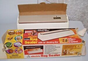 Vintage Montgomery Ward Electric Bag Sealer w/ 12&#034; Sealing Bar Working