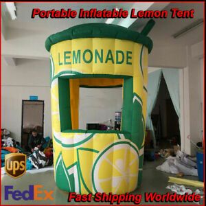 12ft tall Commercial Inflatable Lemonade Concession Stand Event Drink Tent Booth