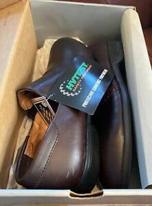 Hytest Safety Footwear Womens Steel Toe Shoes Brown Rosie new size 9.5