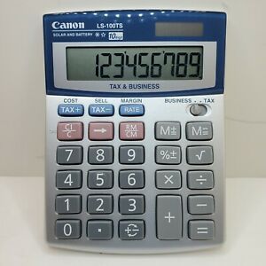 Canon LS-100TS Portable Business Calculator 10-Digit LCD 5936A028AA