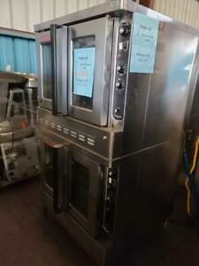 Used Vulcan VC4GD Gas Double Stack Full Size Convection Oven