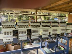 happy embroidery machine, 6 head, used, cheap
