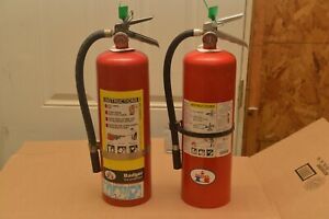 FIRE EXTINGUISHER 10lb ABC VARIOUS BRANDS  (REFURBISHED) SET OF 2  FREE SHIPPING