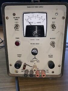 TRYGON ELECTRONICS T50-2 INDUSTRIAL IBM METER TRANSISTOR POWER SUPPLY 0-50V 0-2A