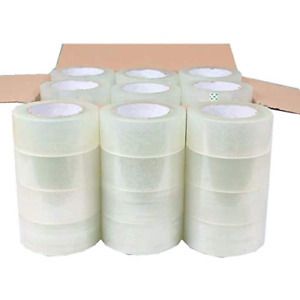 Minghaoda Clear Packing Tape 36 Rolls, Heavy Duty Packaging Tape for Shipping 60