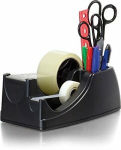 Officemate Heavy Duty Weighted 2-in-1 Tape Dispenser RecycledBlack 96660