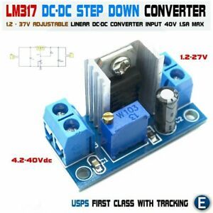 LM317 DC-DC Linear Converter Step Down Low Ripple Module Power Supply 1.5A 10pcs