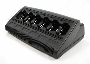 Motorola Impres WPLN4121BR 6 Bank Battery Charger XTS5000 XTS3000 MTS2000 HT1000
