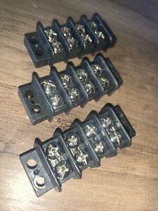 TERMINAL BASE CONNECTOR TERMINAL LUG 8 SLOT NEW NO BOX  (3Pieces)